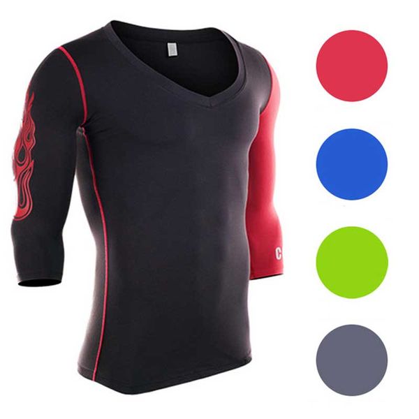 2018 men workout gym fitness tee sport run yoga train pro quick dry compression exercise muslce bodybuilding t shirt m1824, Black;blue
2018 men workout gym fitness tee sport run yoga train pro quick dry compression exercise muslce bodybuilding t shirt m1824, Black;blue