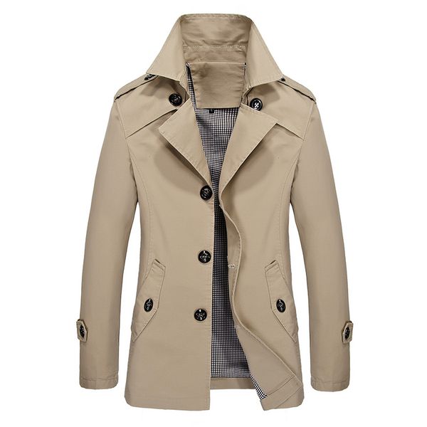 2018 winter new men's casual plus velvet thick wool warm long trench coat / men's single-breasted business windbreaker jacket, Tan;black
2018 winter new men's casual plus velvet thick wool warm long trench coat / men's single-breasted business windbreaker jacket, Tan;black