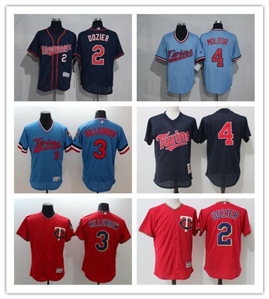men women youth minnesota custom twins jersey #4 paul molitor 3 harmon killebrew 2 brian dozier home red blue white baseball jerseys, Blue;black 
men women youth minnesota custom twins jersey #4 paul molitor 3 harmon killebrew 2 brian dozier home red blue white baseball jerseys, Blue;black