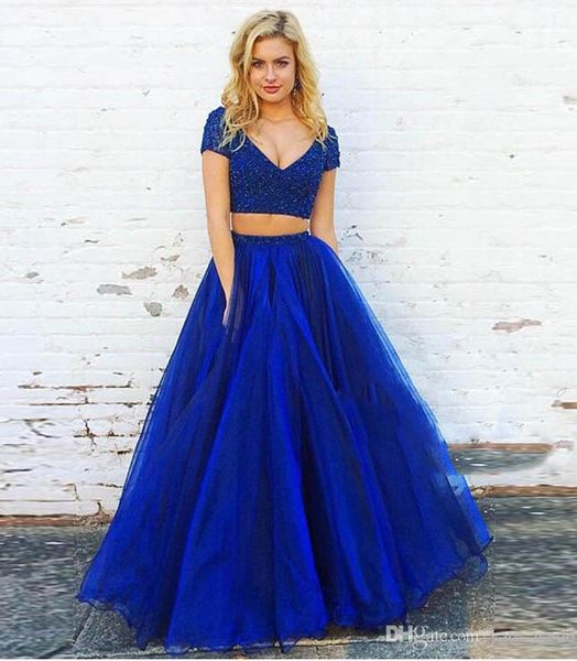 two piece organza prom dresses 2018 v neck short sleeves sequins beaded floor length backless teal green black purple evening party dresses, Black;red
two piece organza prom dresses 2018 v neck short sleeves sequins beaded floor length backless teal green black purple evening party dresses, Black;red