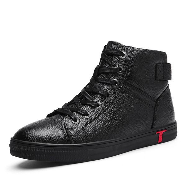genuine leather men waterproof boots men casual shoes fashion ankle boots for high winter men boots size 38~48, Black
genuine leather men waterproof boots men casual shoes fashion ankle boots for high winter men boots size 38~48, Black