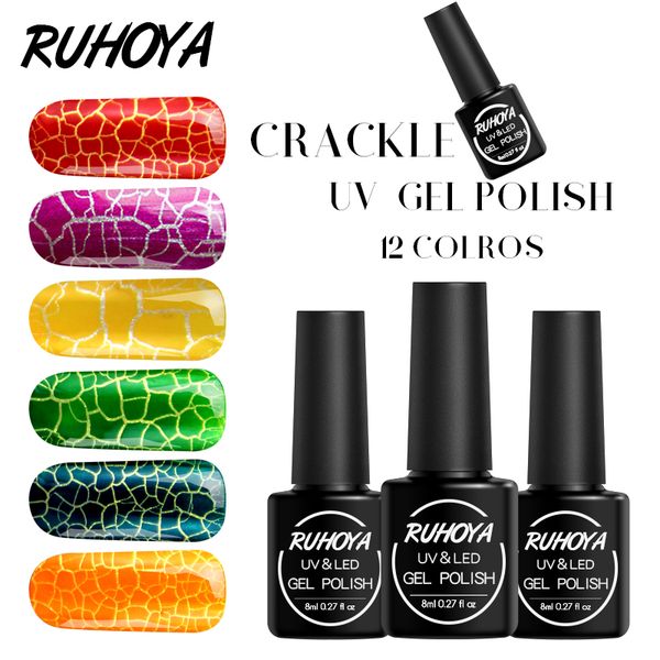 ruhoya base coat nail art crackling gel polish soak-off uv primer gel varnish 8ml semi-permanent crackle nail polish, Red;pink
ruhoya base coat nail art crackling gel polish soak-off uv primer gel varnish 8ml semi-permanent crackle nail polish, Red;pink