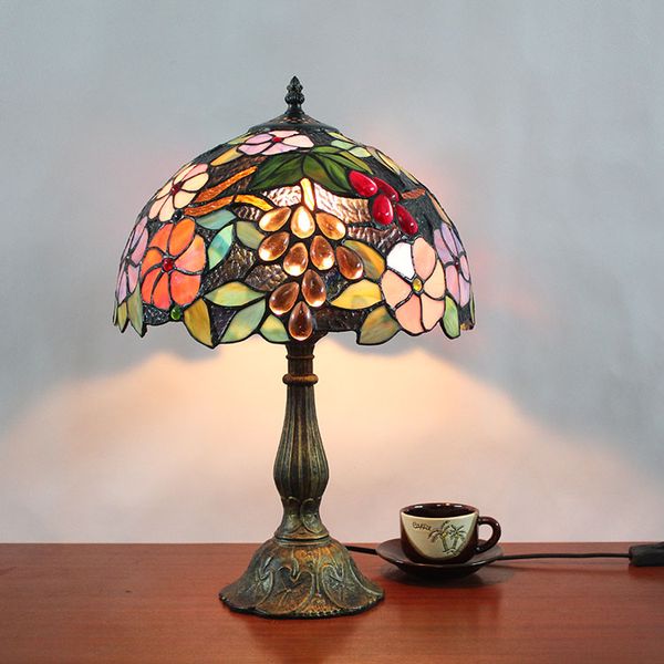 12-inch american warm grape bed lamp tiffany bedroom study european gift garden lighting fixtures stained glass lighting
12-inch american warm grape bed lamp tiffany bedroom study european gift garden lighting fixtures stained glass lighting