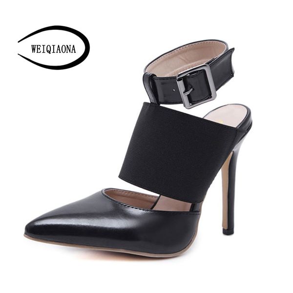 weiqiaona 2018 new shoes women summer high heels brand design buckle model style party shoes dress sandal boots, Black
weiqiaona 2018 new shoes women summer high heels brand design buckle model style party shoes dress sandal boots, Black