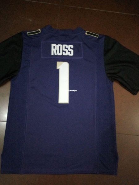 men #1 john ross black white or purple washington huskies alumni college jersey or custom any name or number jersey, Black;red
men #1 john ross black white or purple washington huskies alumni college jersey or custom any name or number jersey, Black;red
