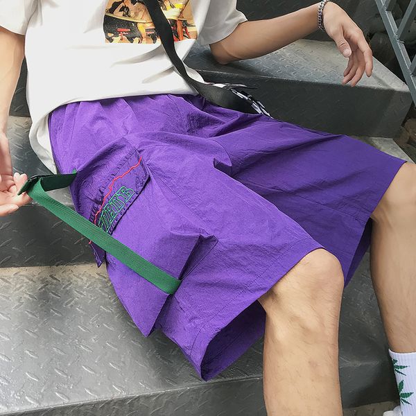 2018 summer shorts men thin section pocket overalls female korean version of the street hip hop loose casual ing, White;black
2018 summer shorts men thin section pocket overalls female korean version of the street hip hop loose casual ing, White;black