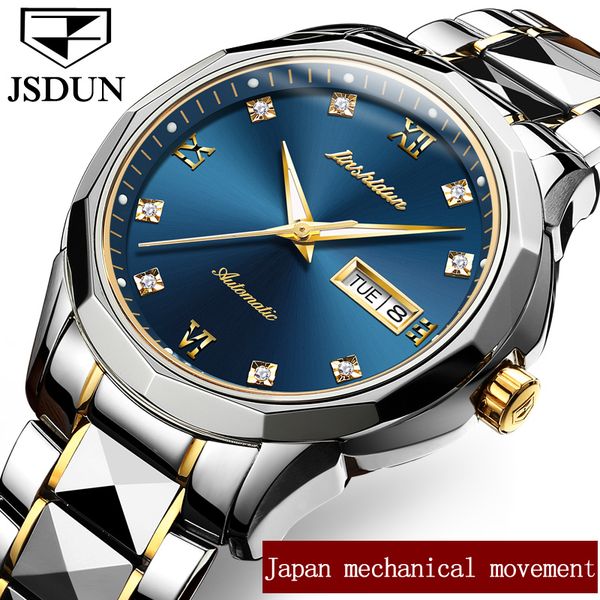 jsdun mens watches automatic mechanical watch men full steel waterproof sport watches relogio masculin, Slivery;brown
jsdun mens watches automatic mechanical watch men full steel waterproof sport watches relogio masculin, Slivery;brown
