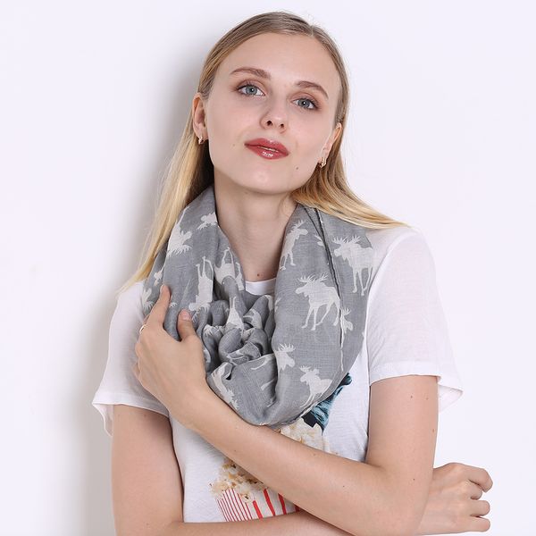 jeouly brand women elk ring scarfs new fashion animal white moose print infinity scarf autumn winter scarves neckerchief ing, Blue;gray
jeouly brand women elk ring scarfs new fashion animal white moose print infinity scarf autumn winter scarves neckerchief ing, Blue;gray