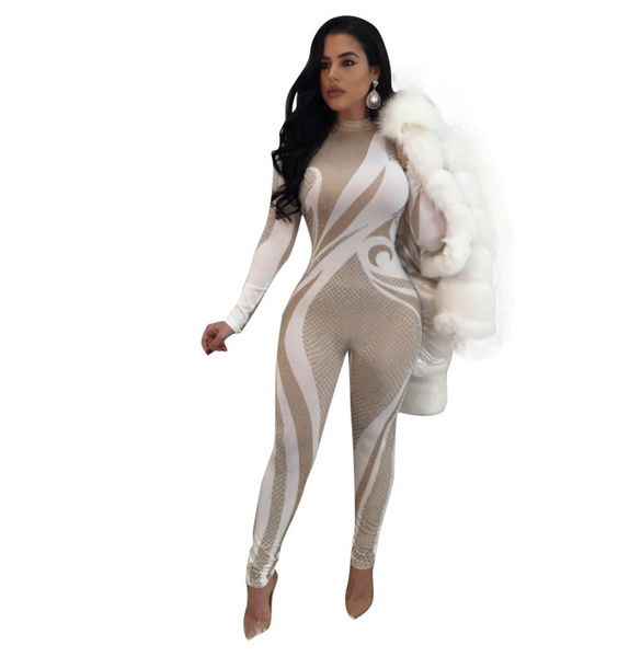 fashion print women long jumpsuit autumn winter ladies long sleeve slim bodycon jumpsuits zipper back one piece pants overalls, Black;white
fashion print women long jumpsuit autumn winter ladies long sleeve slim bodycon jumpsuits zipper back one piece pants overalls, Black;white