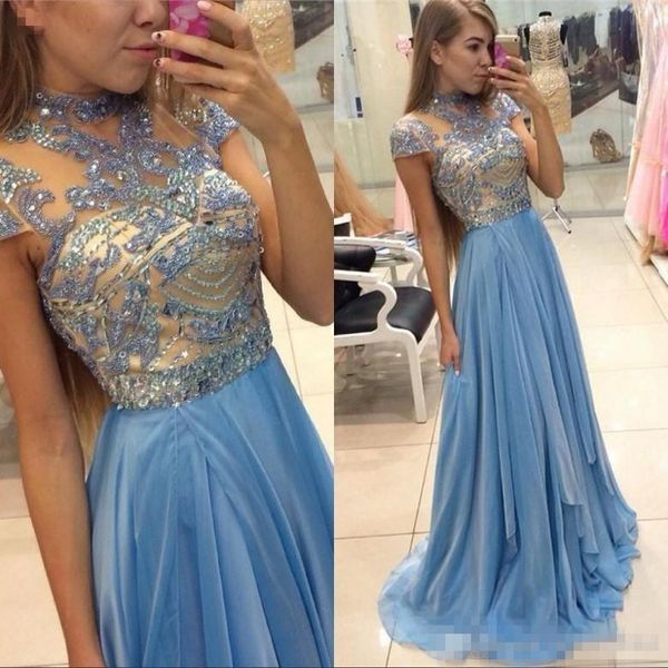 sky blue beading prom dresses long 2018 high neck crystal a line chiffon black girl evening formal dress pageant bridesmaid wear custom made
sky blue beading prom dresses long 2018 high neck crystal a line chiffon black girl evening formal dress pageant bridesmaid wear custom made