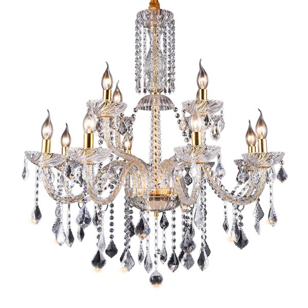 Modern Crystal bright Chandeliers Home Lighting lustres de cristal Decoration Luxury Candle Chandelier Pendants Living Room Indoor Lamp
Modern Crystal bright Chandeliers Home Lighting lustres de cristal Decoration Luxury Candle Chandelier Pendants Living Room Indoor Lamp