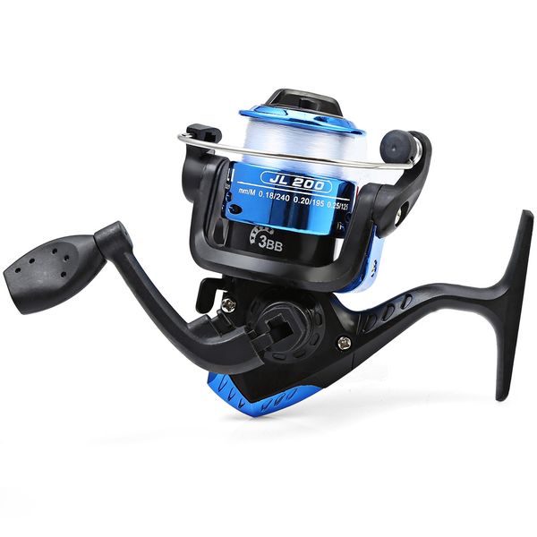 lightweight and convenient jm200 electroplating fishing reels 3 ball bearings 5.2/1 with fishing line
lightweight and convenient jm200 electroplating fishing reels 3 ball bearings 5.2/1 with fishing line