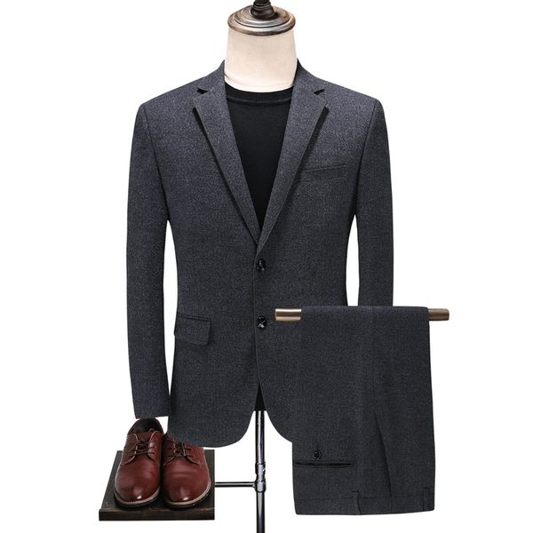 2018 fashion new men's casual boutique suit men's woolen business suit latest coat pant designs s-4xl dark gray slim male suits, White;black
2018 fashion new men's casual boutique suit men's woolen business suit latest coat pant designs s-4xl dark gray slim male suits, White;black