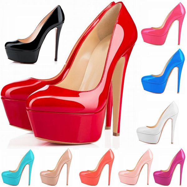 14 colors women patent leather shoes ultra-stylish nightclub pumps shoes bridal super high heels waterproof high-heeled us 4-11 d0127, Black
14 colors women patent leather shoes ultra-stylish nightclub pumps shoes bridal super high heels waterproof high-heeled us 4-11 d0127, Black