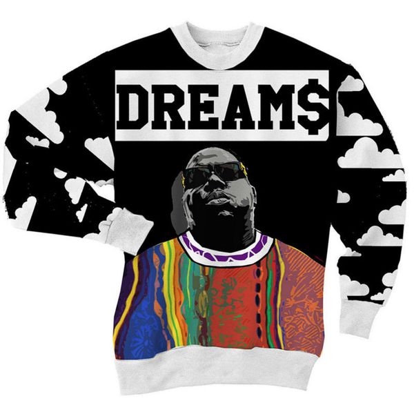 новое прибытие b. i. g. biggie smalls тупак мода мужчины/женщины смешно 3d печатных толстовка стиль мода повседневная толстовка b320, Black
новое прибытие b. i. g. biggie smalls тупак мода мужчины/женщины смешно 3d печатных толстовка стиль мода повседневная толстовка b320, Black