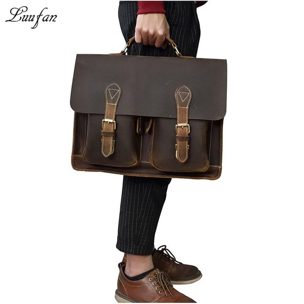 vintage crazy horse leather men briefcase genuine leather man male shoulder messenger portfolio bag business laphandbag case
vintage crazy horse leather men briefcase genuine leather man male shoulder messenger portfolio bag business laphandbag case