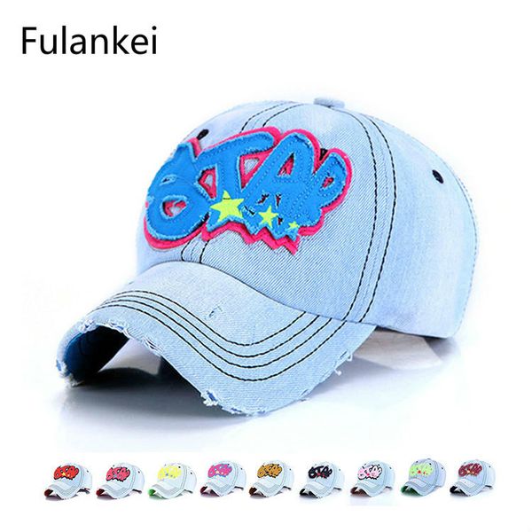 fulankei spring new pattern cowboy baseball hat male ma'am personality holes vintga sun hat patch star hats, Blue;gray
fulankei spring new pattern cowboy baseball hat male ma'am personality holes vintga sun hat patch star hats, Blue;gray