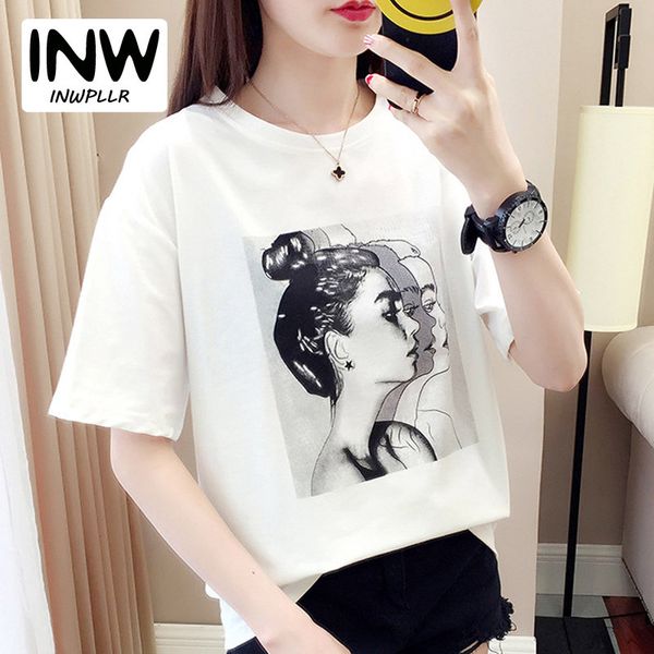 summer new cartoon girls printed tshirt women cotton t-shirts for women loose harajuku tees female short sleeve t-shirt, White
summer new cartoon girls printed tshirt women cotton t-shirts for women loose harajuku tees female short sleeve t-shirt, White