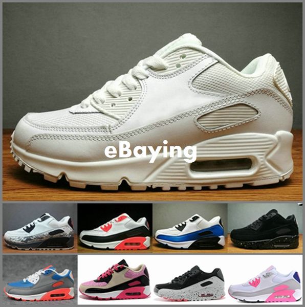 2018 20-colorways classical 90 essential men women running shoes 90s black leather red white trainer cushion breathable sports sneaker 36-46
2018 20-colorways classical 90 essential men women running shoes 90s black leather red white trainer cushion breathable sports sneaker 36-46