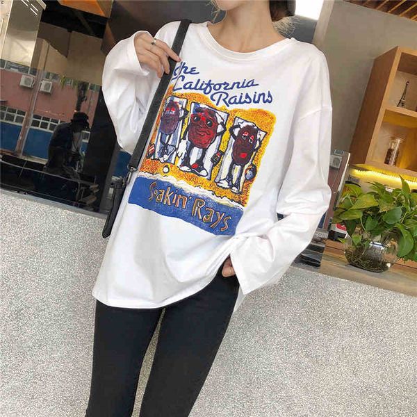korean style autumn long sleeve casual loose cartoon printed shirts white solid color women clothing female winter
korean style autumn long sleeve casual loose cartoon printed shirts white solid color women clothing female winter