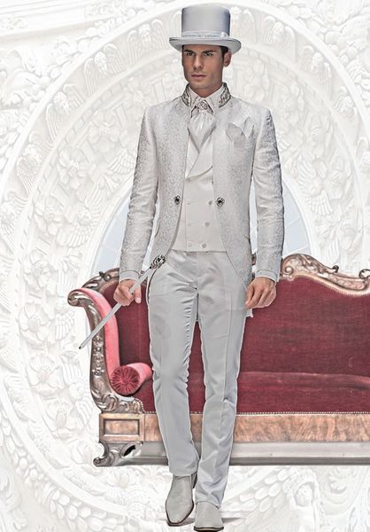 new arrival -- design peaked lapel white tailcoat men party groomsmen suits in wedding tuxedos (jacket+pants+tie+vest) no;278, Black;gray
new arrival -- design peaked lapel white tailcoat men party groomsmen suits in wedding tuxedos (jacket+pants+tie+vest) no;278, Black;gray