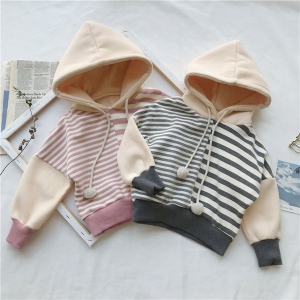 INS NEW girl Kids clothing hoodies long Sleeve stripped patchwork velvet hoodies coat kids causal 100% cotton girl kids all match hoodies
INS NEW girl Kids clothing hoodies long Sleeve stripped patchwork velvet hoodies coat kids causal 100% cotton girl kids all match hoodies