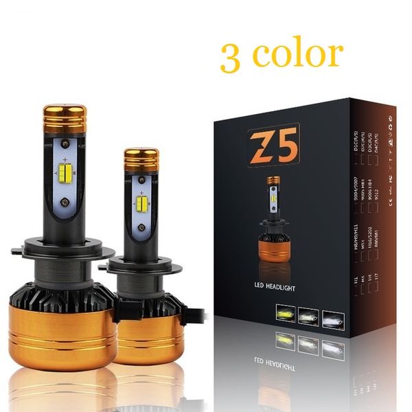 z5 car tricolor 3 color led headlight h1 h4 h7 h11 hb3 hb4 50w 5800lm flip chips 3000k 4300k 6000k switchback led bulbs
z5 car tricolor 3 color led headlight h1 h4 h7 h11 hb3 hb4 50w 5800lm flip chips 3000k 4300k 6000k switchback led bulbs