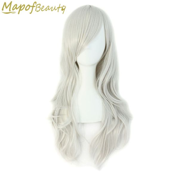 long curly synthetic hair 28" 15 colors black white blonde green blue red cosplay heat resistant ladies party mapofbeauty, Black;brown
long curly synthetic hair 28" 15 colors black white blonde green blue red cosplay heat resistant ladies party mapofbeauty, Black;brown