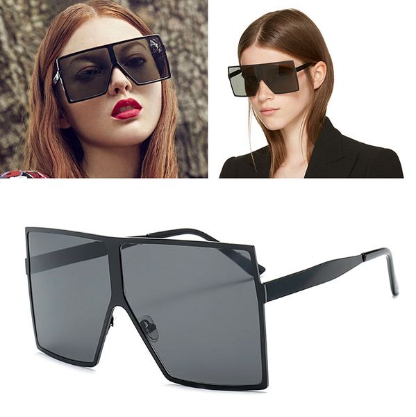 jackjad 2018 fashion oversized square metal shield style betty sunglasses women new brand design sun glasses oculos de sol 18099, White;black
jackjad 2018 fashion oversized square metal shield style betty sunglasses women new brand design sun glasses oculos de sol 18099, White;black
