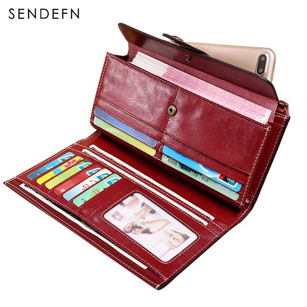 sendefn 2018 new wallet female leather wallet women vintage ladies purse zipper coin purse holder portefeuiile femme, Red;black
sendefn 2018 new wallet female leather wallet women vintage ladies purse zipper coin purse holder portefeuiile femme, Red;black