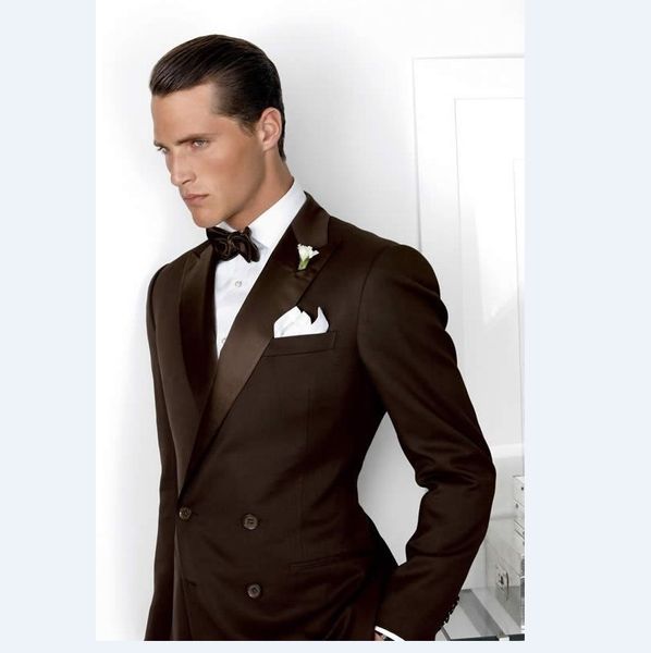double breasted groomsmen peak lapel groom tuxedos brown men suits wedding/prom man blazer/bridegroom ( jacket+pants+ tie ) m453, Black;gray
double breasted groomsmen peak lapel groom tuxedos brown men suits wedding/prom man blazer/bridegroom ( jacket+pants+ tie ) m453, Black;gray