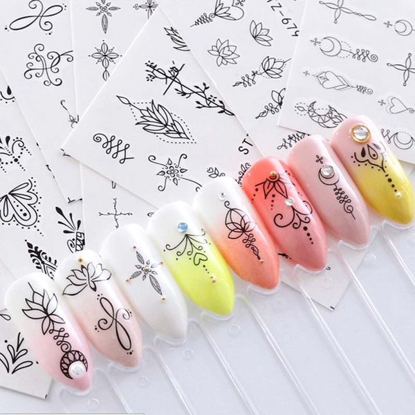 8 sheets black flowers nail stickers water transfer decals tattoo flora stencils for nail art decoration sliders manicure 8 type
8 sheets black flowers nail stickers water transfer decals tattoo flora stencils for nail art decoration sliders manicure 8 type