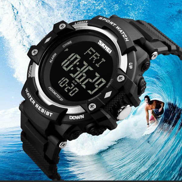 

calories counter fitness digital watch sport watches men pedometer heart rate monitor outdoor skmei brand wristwatches