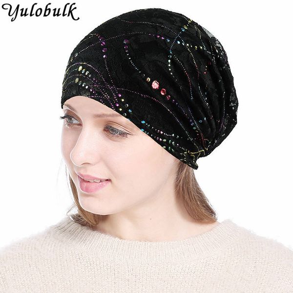 women breathable chemo hats ladies turban hat slouchy beanie female colorful rhinestone cap lace floral beanie bonnet femme, Blue;gray
women breathable chemo hats ladies turban hat slouchy beanie female colorful rhinestone cap lace floral beanie bonnet femme, Blue;gray