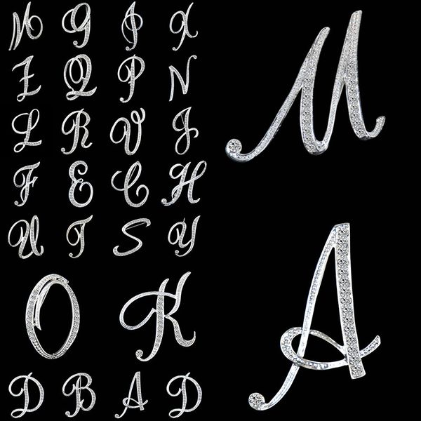 A-Z Кристалл письмо дизайн броши алфавит булавки личность английский письмо броши
A-Z Кристалл письмо дизайн броши алфавит булавки личность английский письмо броши
