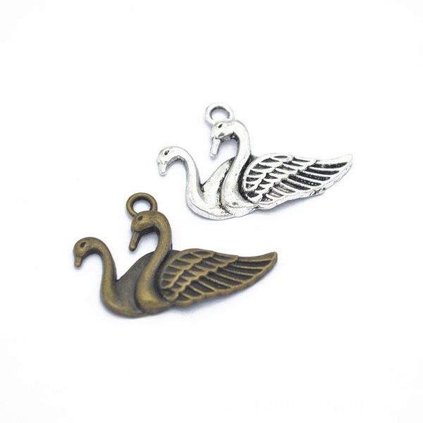 bulk 200 pcs/ lot two swan charms pendant 29*21mm good for jewelry making diy handmade craft, Bronze;silver
bulk 200 pcs/ lot two swan charms pendant 29*21mm good for jewelry making diy handmade craft, Bronze;silver