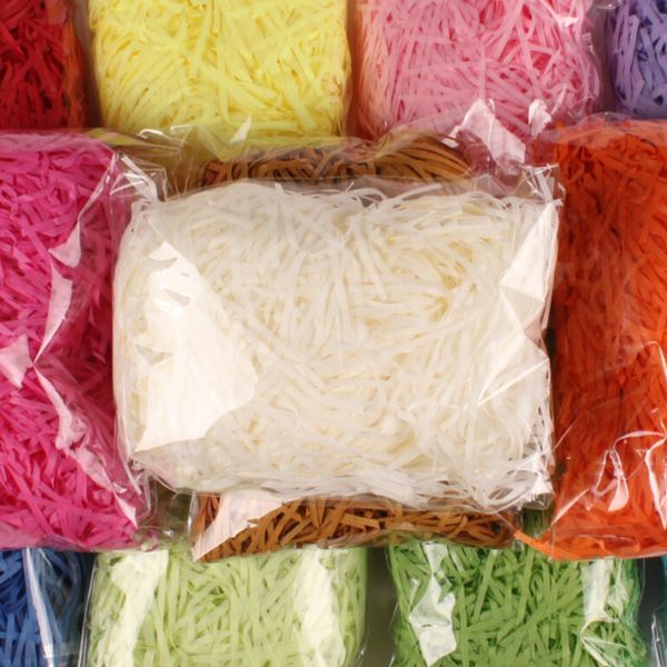 20g/bag multi color fashion craft shredded crinkle paper present/candy box/gift box filling material party decoration
20g/bag multi color fashion craft shredded crinkle paper present/candy box/gift box filling material party decoration