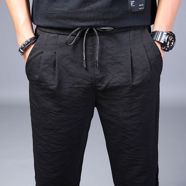 2018 men's pants men casual summer thin trousers men pantalones male pants size 38, Black
2018 men's pants men casual summer thin trousers men pantalones male pants size 38, Black