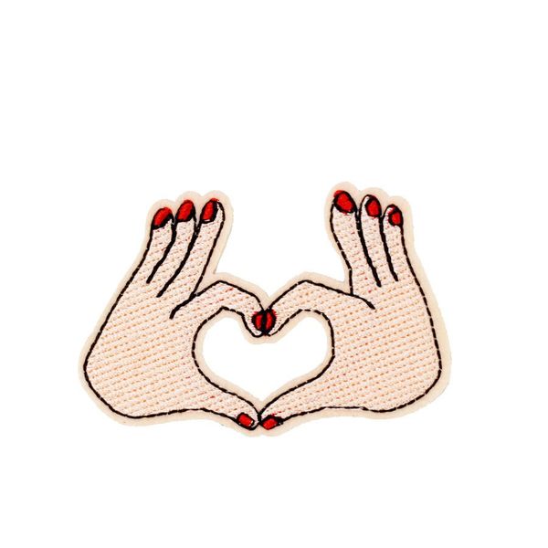 diy palm-shaped heart patches for clothing iron embroidered patch applique iron on patches sewing accessories badge on clothes, Black
diy palm-shaped heart patches for clothing iron embroidered patch applique iron on patches sewing accessories badge on clothes, Black