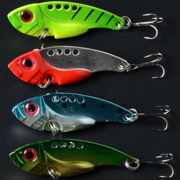 vib017 100pcs 5.5cm-11g metal vib baits carp fishing lure pike pesca fishing tackle multi color painted with feather barbed hook
vib017 100pcs 5.5cm-11g metal vib baits carp fishing lure pike pesca fishing tackle multi color painted with feather barbed hook