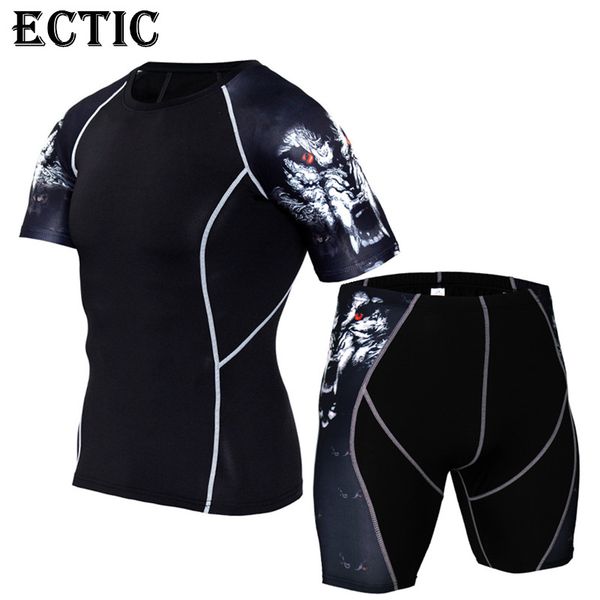 quick dry compression suits short sleeve crossfit 2018 men's running set fitness tight sport suit men wolf skull anime 3d suit, Black;blue
quick dry compression suits short sleeve crossfit 2018 men's running set fitness tight sport suit men wolf skull anime 3d suit, Black;blue