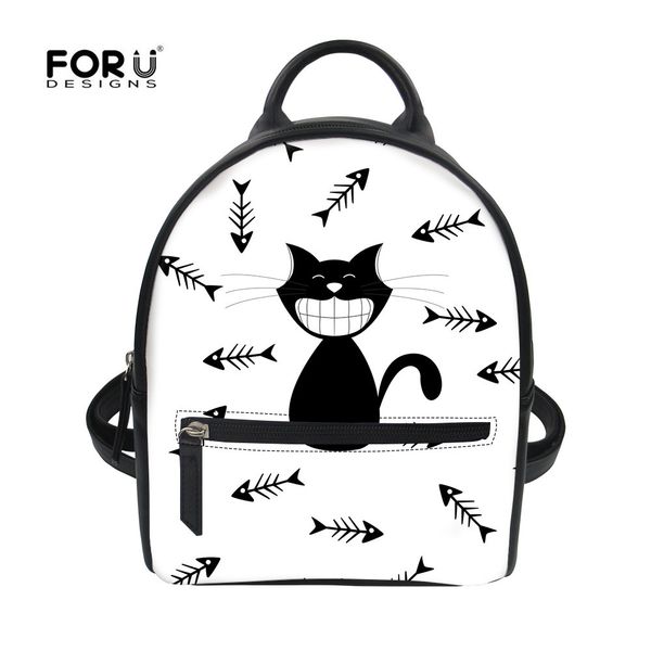forudesigns cute cat backpack for teenager girls fashion women pu small summer rucksack casual animals printing korean style bag
forudesigns cute cat backpack for teenager girls fashion women pu small summer rucksack casual animals printing korean style bag