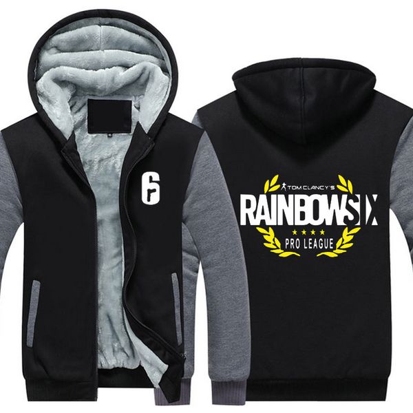 miduo tom clancy's rainbow six siege zip up hoodie men's winter jackets casual super warm fleece sweatshirts thicken coat, Black
miduo tom clancy's rainbow six siege zip up hoodie men's winter jackets casual super warm fleece sweatshirts thicken coat, Black