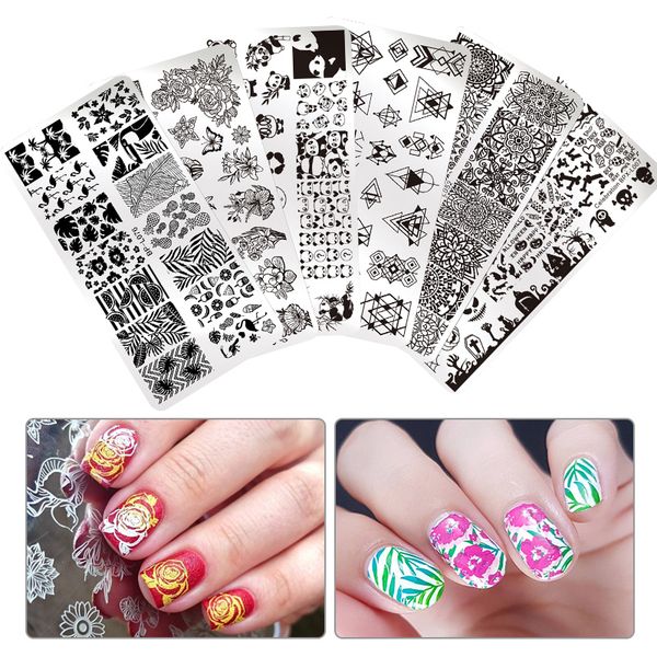 born pretty nail art stamp template rectangle round flower animal geometric image plate manicure nail stamping plates diy polish, White
born pretty nail art stamp template rectangle round flower animal geometric image plate manicure nail stamping plates diy polish, White