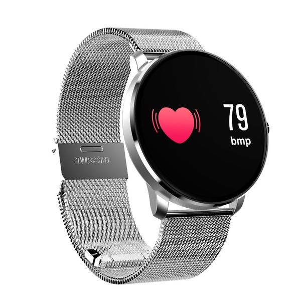 Image of Smart Bracelet Blood Pressure Blood Oxygen Heart Rate Monitor Smart Watch Colorful Screen Pedometer Sports Wristwatch For Iphone Andorid