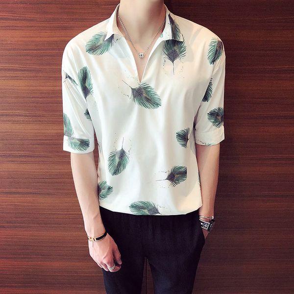 2018 summer new men's simple and pure color cotton and polyester long-sleeved personality fashion loose casual shirt temperament, White;black
2018 summer new men's simple and pure color cotton and polyester long-sleeved personality fashion loose casual shirt temperament, White;black