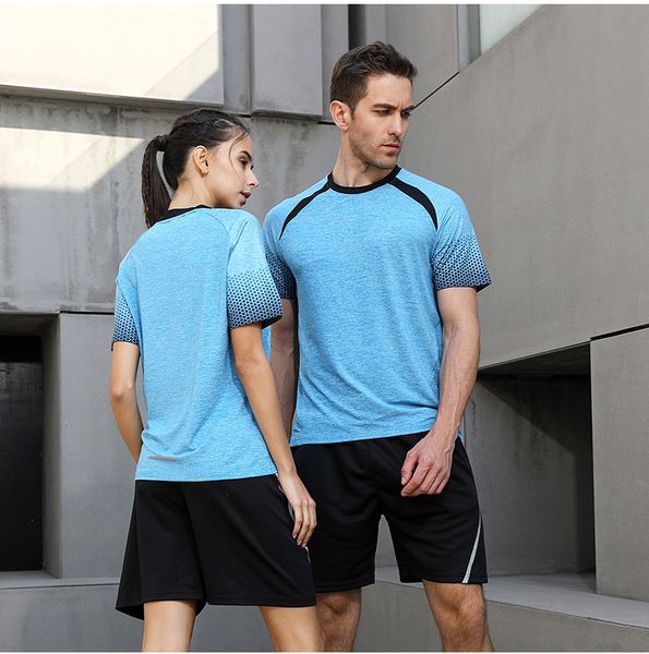 new men women sportswear quick dry t-shirts running loose breathable tees sport exercise fitness gym training clothing, Black;blue
new men women sportswear quick dry t-shirts running loose breathable tees sport exercise fitness gym training clothing, Black;blue