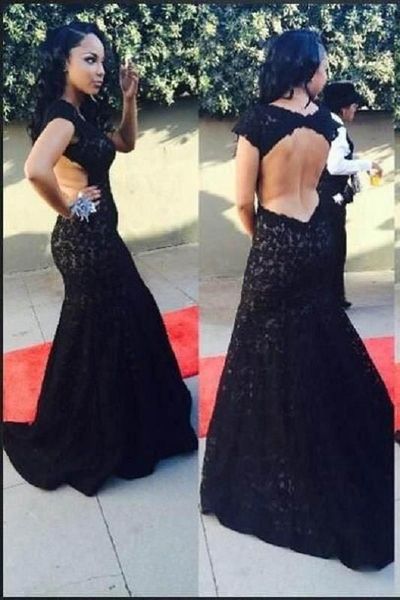 appliques cap sleeve garden lace new mermaid prom dresses black vintage backless long formal evening gowns custom made fashionable
appliques cap sleeve garden lace new mermaid prom dresses black vintage backless long formal evening gowns custom made fashionable