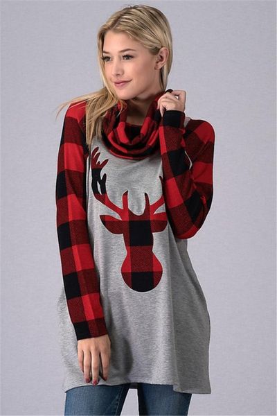 2018 new christmas elk women hoodies sweatshirt classic plaid casual women tops long sleeve pullover hoodies s m xl xxl, Black
2018 new christmas elk women hoodies sweatshirt classic plaid casual women tops long sleeve pullover hoodies s m xl xxl, Black
