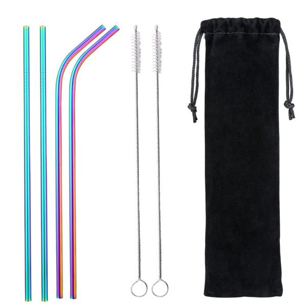 4pcs/lot metal straight drinking straw e-friendly stainless steel straw+2 brush grade bar accessories kitchen suppliers
4pcs/lot metal straight drinking straw e-friendly stainless steel straw+2 brush grade bar accessories kitchen suppliers